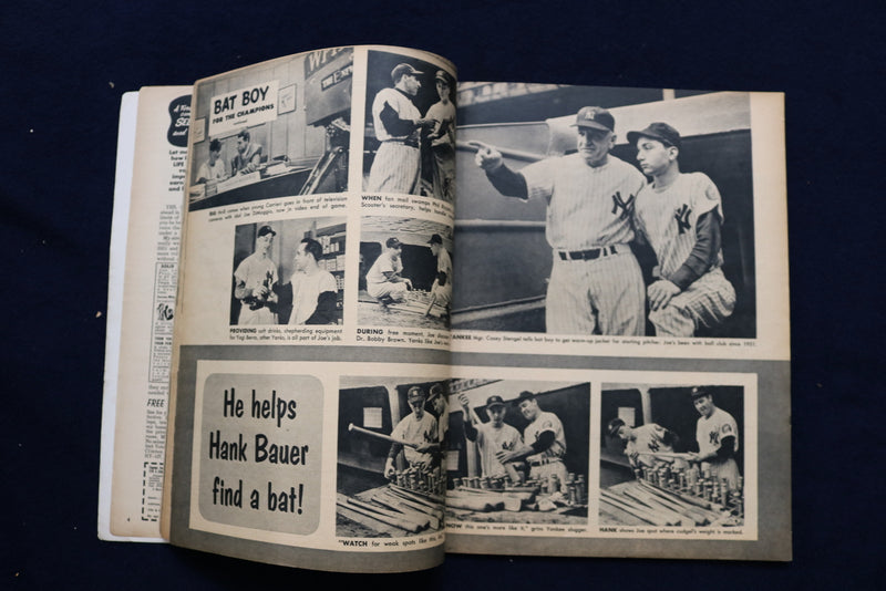 1952 SEPTEMBER COMPLETE BASEBALL MAGAZINE - HODGES-KINER-ROSEN COVER - E 11836