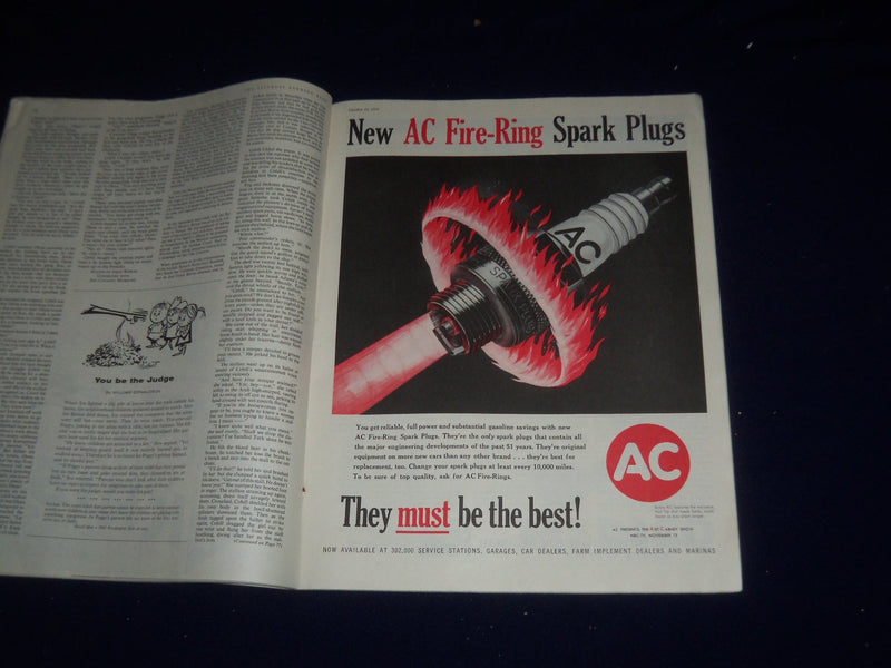 1959 OCTOBER 24 THE SATURDAY EVENING POST MAGAZINE - ILLUSTRATED COVER - SP 5707