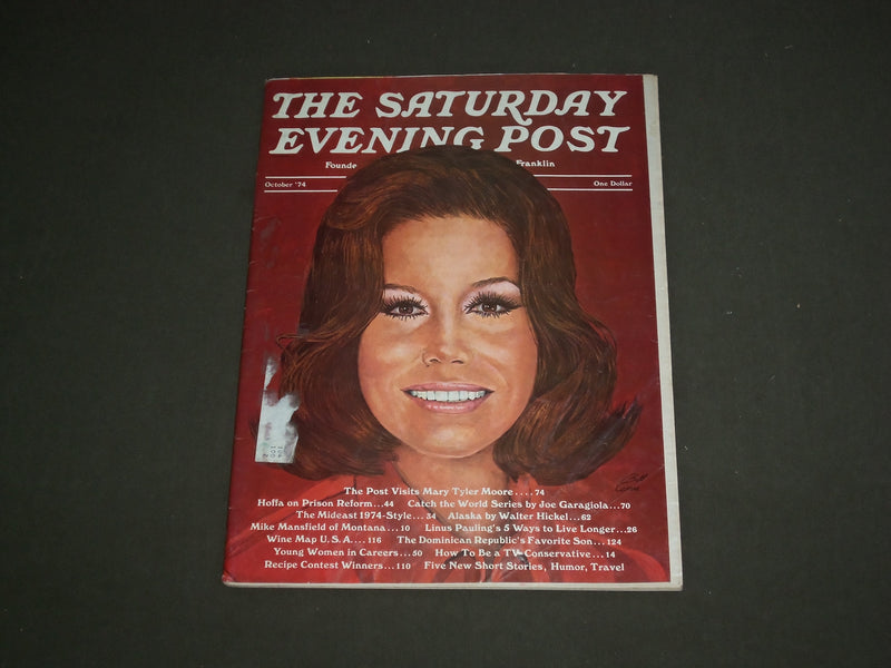 1974 OCTOBER THE SATURDAY EVENING POST MAGAZINE- MARY TYLER MOORE COVER - B 4291