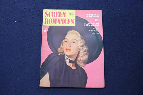 1947 JULY SCREEN ROMANCES MAGAZINE - BETTY HUTTON COVER - E 12722