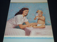 1954 EAGLE LINE HANGERS CALENDAR SALESMAN SAMPLE SHEETS BOOK - C 19