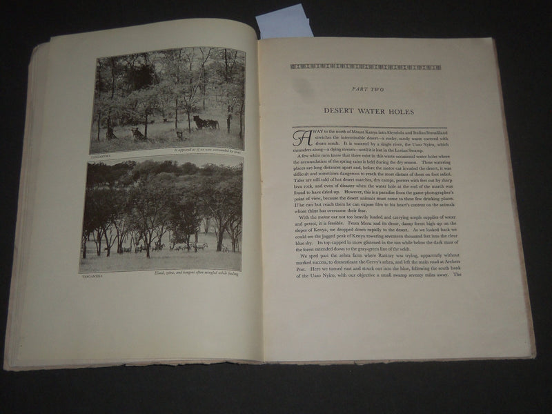 1930 OCTOBER AFRICAN GAME LANDS GRAPHIC MAGAZINE BY PRENTISS N. GRAY - J 2541