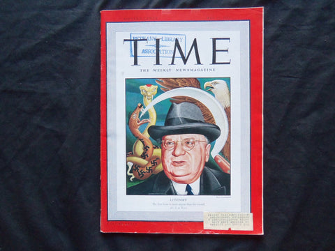 1942 MAY 11 TIME MAGAZINE - MAXIM LIVINOFF - T 813