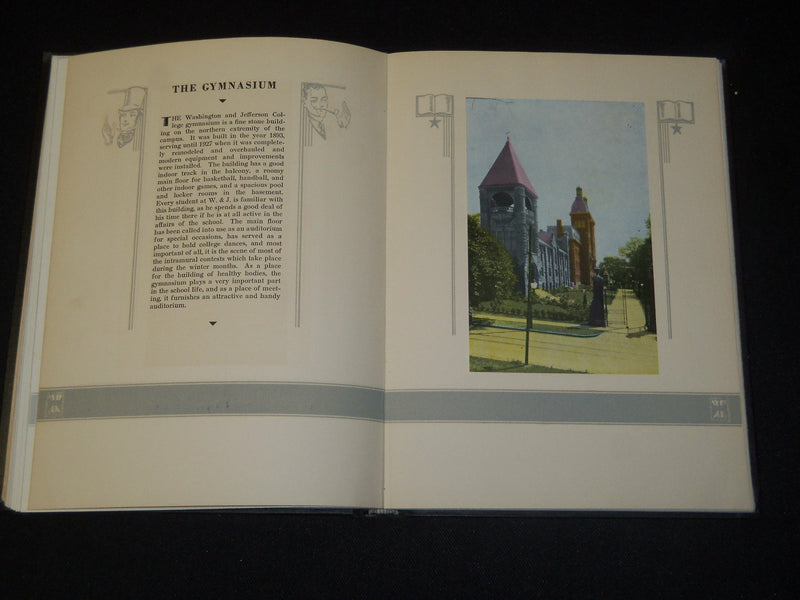 1933 PANDORA WASHINGTON AND JEFFERSON COLLEGE YEARBOOK - PENNSYLVANIA - YB 1898