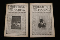 1900 SHOOTING AND FISHING MAGAZINE - LOT OF 21 - O 3697
