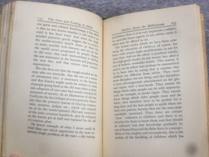 1931 THE CARE AND FEEDING OF ADULTS BY LOGAN CLENDENING, MD - KD 2758A