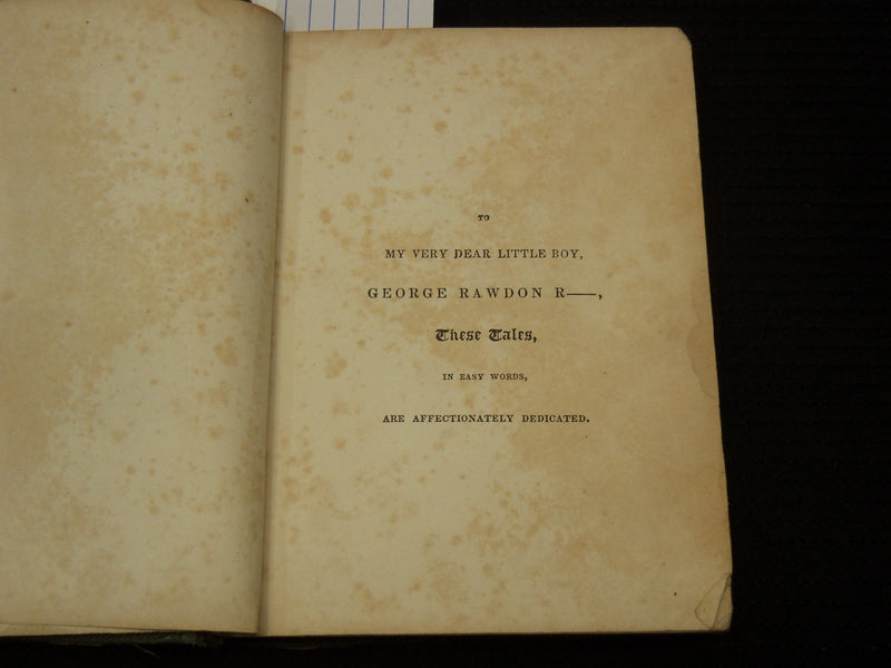 1845 MY BOY'S SECOND BOOK BY FRASER TYTLER - PHILADELPHIA - K 2186
