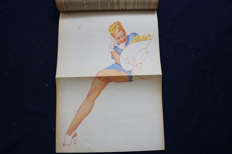 1946 MAY TRUE, MAN'S MAGAZINE - GEORGE PETTY PIN-UP - E 12970