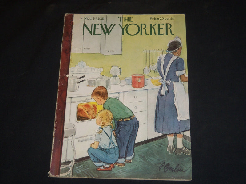 1951 NOVEMBER 24 THE NEW YORKER MAGAZINE - ILLUSTRATED COVER - NY 953