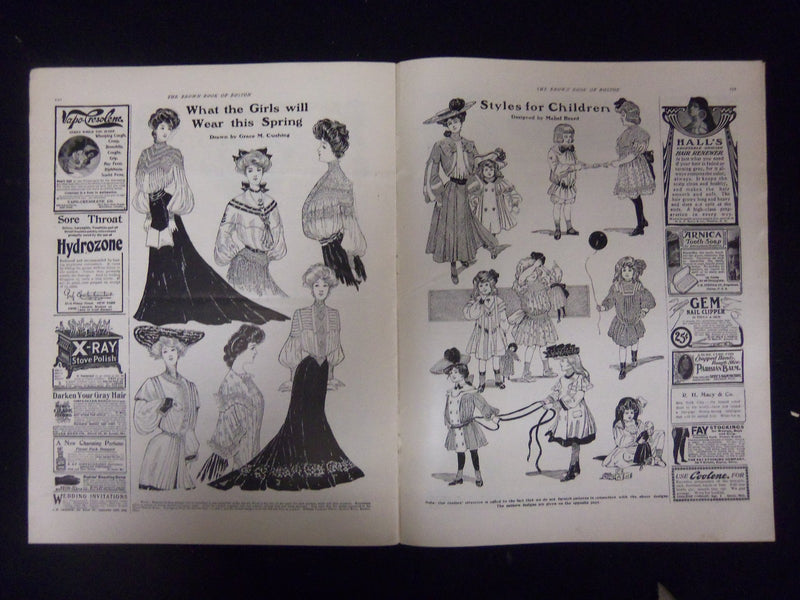 1904 MARCH THE BROWN BOOK OF BOSTON MAGAZINE - ILLUS COVER & STORIES - ST 3256