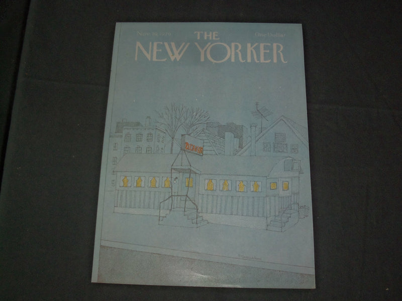 1979 NOVEMBER 19 NEW YORKER MAGAZINE FRONT COVER ONLY - GREAT ART FOR FRAMING