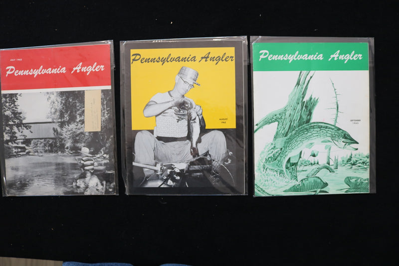 1963 PENNSYLVANIA ANGLER MAGAZINE - LOT OF 11 - O 3744