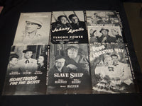 1930'S-1940'S MOVIE NEWS RELEASES - NTA ASSOCIATION LOT OF 14 - K 46