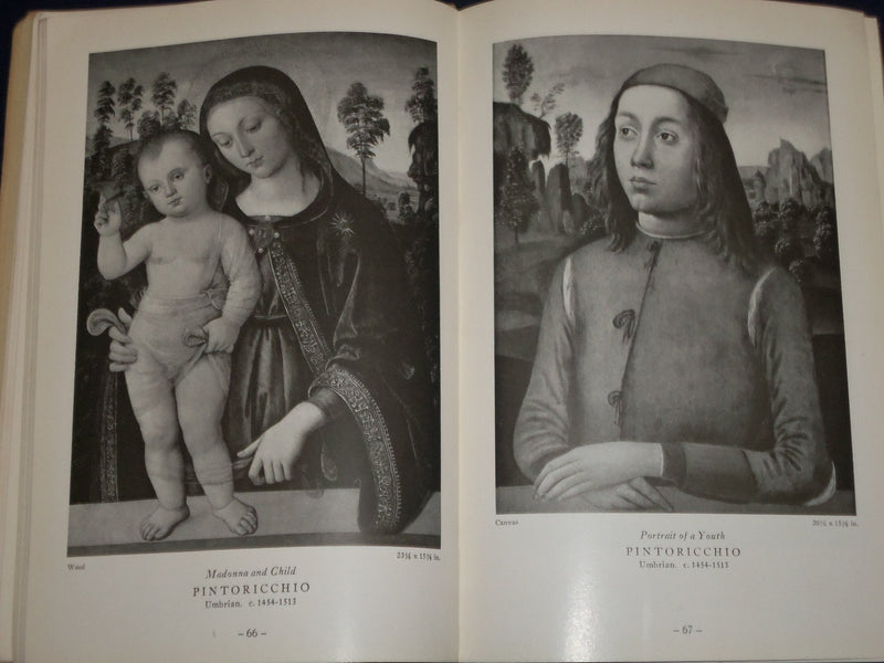 1945 PAINTINGS & SCULPTURE FROM THE KRESS COLLECTION SOFTCOVER BOOK - J 1645