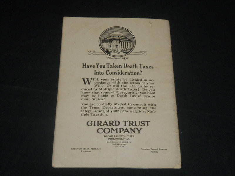 1924 SHUBERT PLAYBILL - PHILADELPHA - DONALD MEEK - J 5695