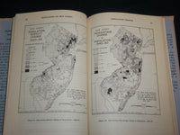 1958 THE POPULATION OF NEW JERSEY HARDCOVER BOOK BY JOHN E. BRUSH - KD 7092
