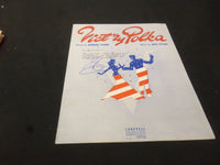 SAMMY CAHN VICTORY POLKA AUTOGRAPHED SHEET MUSIC - AM 1