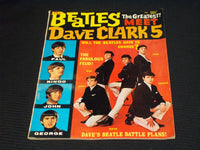 THE BEATLES MEET DAVE CLARK 5 MAGAZINE - THE BEATLES FRONT COVER - E 16079