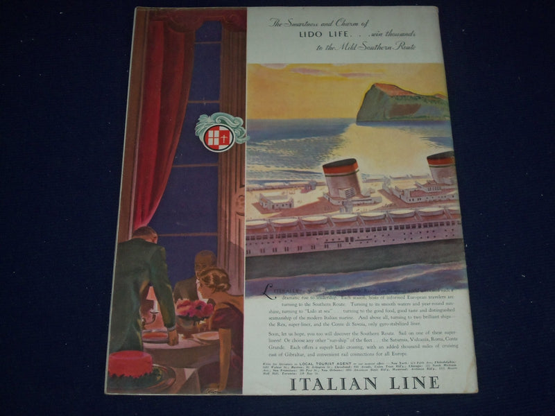 1935 OCTOBER TRAVEL MAGAZINE - KOREAN FISHERMAN COVER - GREAT PHOTOS - J 1381
