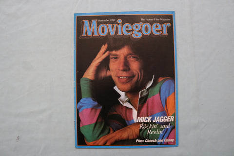 1982 SEPTEMBER MOVIEGOER MAGAZINE - MICK JAGGER COVER - E 19799