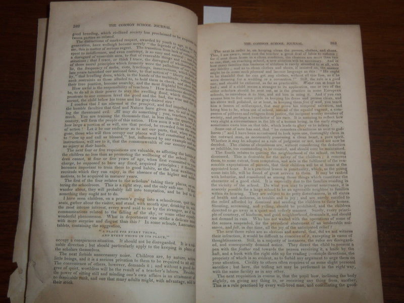 1840 DECEMBER 15 COMMON SCHOOL JOURNAL MAGAZINE - BOSTON - K 1214
