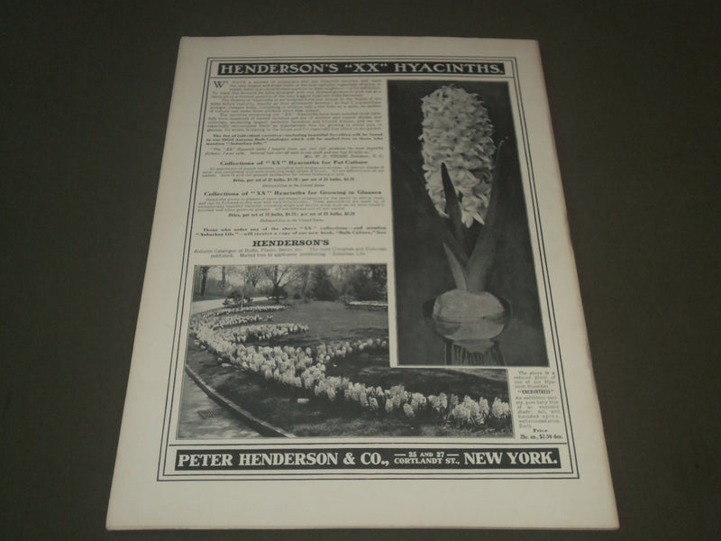 1905 OCT SUBURBAN LIFE THE COUNTRYSIDE MAGAZINE - GREAT COVER & ADS - SP 9512