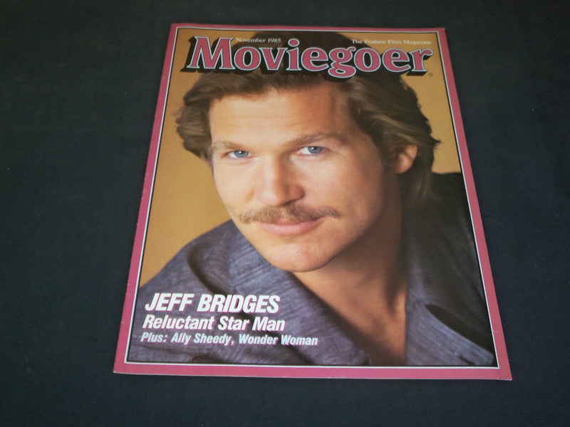 1985 NOVEMBER MOVIEGOER MAGAZINE - JEFF BRIDGES - SP 7269