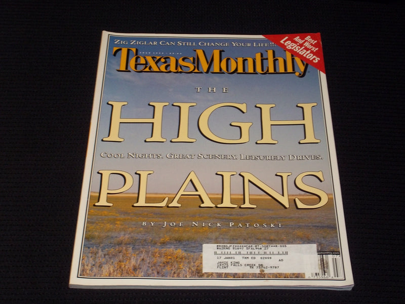 1999 JULY TEXAS MONTHLY MAGAZINE - HIGH PLANES FRONT COVER - E 7584