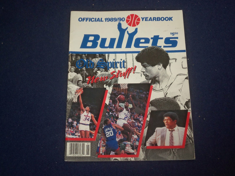 1989-1990 WASHINGTON BULLETS YEARBOOK - ST 6534
