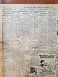 1917 NOV 1 NEW YORK TIMES - 120,000 ITALIANS TAKEN PRISONER BY TEUTONS - NT 8057