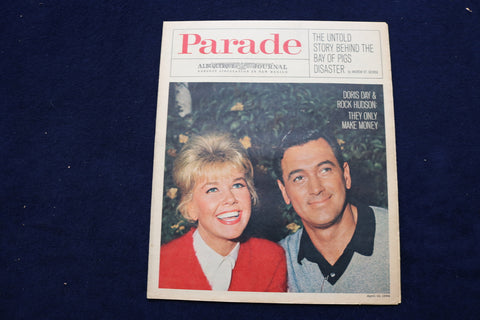 1964 APRIL 12 PARADE MAGAZINE - DORIS DAY & ROCK HUDSON COVER - E 22404