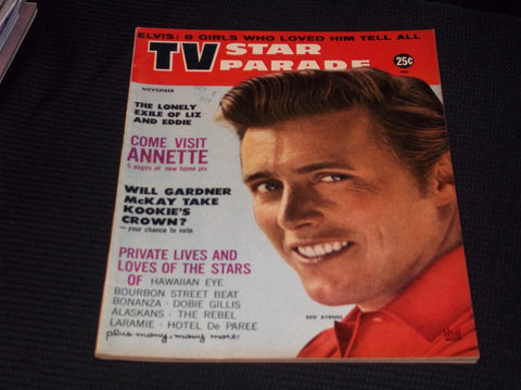 1959 NOVEMBER TV STAR PARADE MAGAZINE - EDD BYRNES FRONT COVER - E 13247