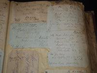 1900-1901 PHARMACIST'S PRESCRIPTIONS SCRAPBOOK FROM DOCTORS - R. I. - KD 5403O