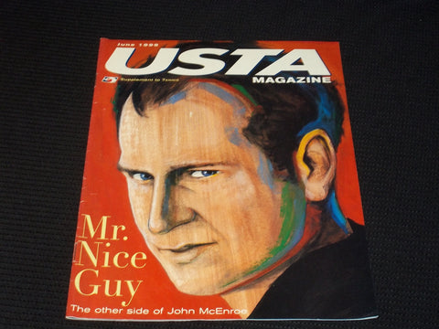 1999 JUNE USTA MAGAZINE - JOHN MCENROE FRONT COVER - E 5422