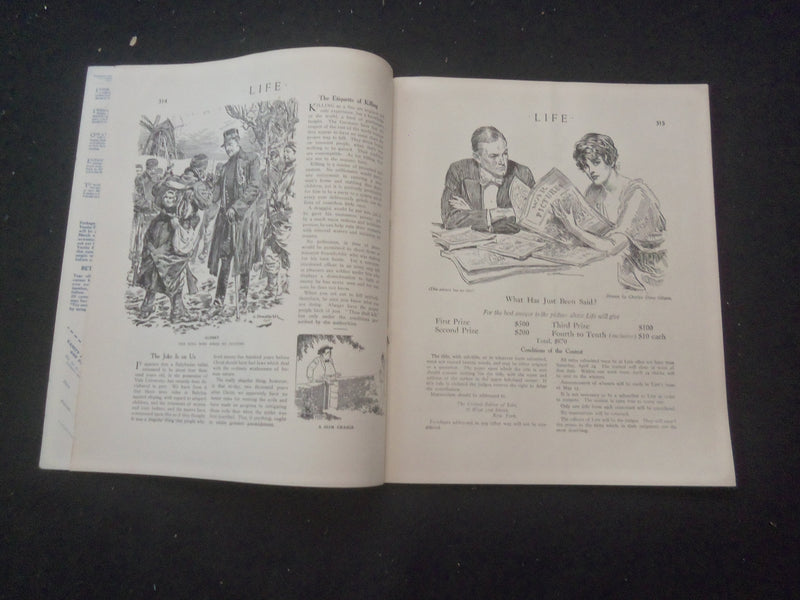 1915 FEBRUARY 25 LIFE MAGAZINE - 
