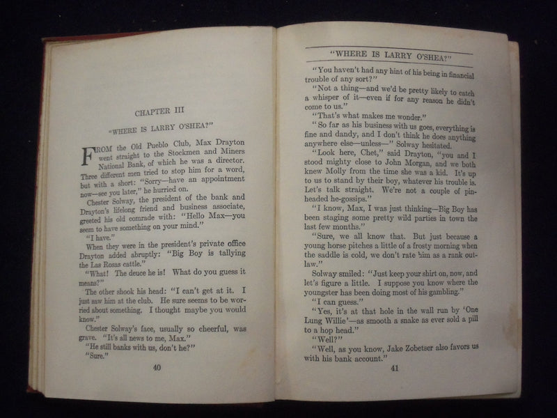 1925 A SON OF HIS FATHER HARDCOVER BOOK BY HAROLD BELL WREIGHT - KD 9037