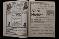 1901 ILLINOIS THEATRE PROGRAMME - ALICE NIELSEN - SARAH BERNHARDT - K 3034
