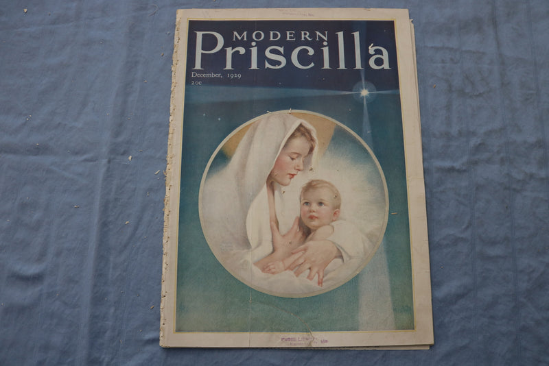 1929 DECEMBER THE MODERN PRISCILLA MAGAZINE -ILLUSTRATIONS/STORIES/ADS- SP 4783G