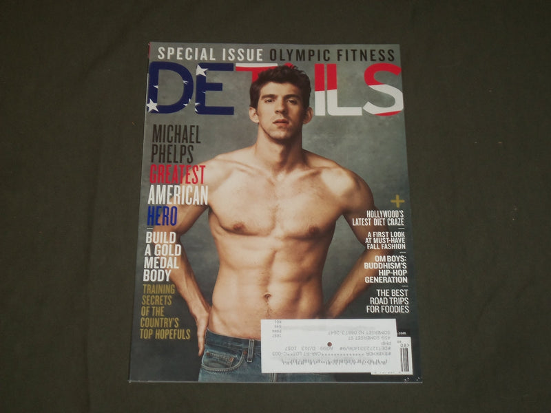 2012 AUGUST DETAILS MAGAZINE - MICHAEL PHELPS COVER - B 1651