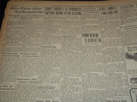 1939 SEPT 20 MINNEAPOLIS MORNING TRIBUNE NEWSPAPER - ALLIES SPURN PEACE- NT 9536