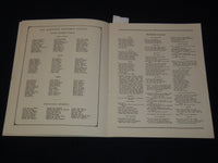 1936 HARTFORD ORATORIO SOCIETY SAMSON AND DELILAH PROGRAM - SAINT-SAENS - K 2053