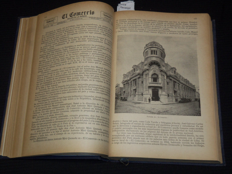 1928-1929 LIMA LA CIUDAD DE LOS VIRREYES - LIBRO PERUANO BOOK - KD 5994