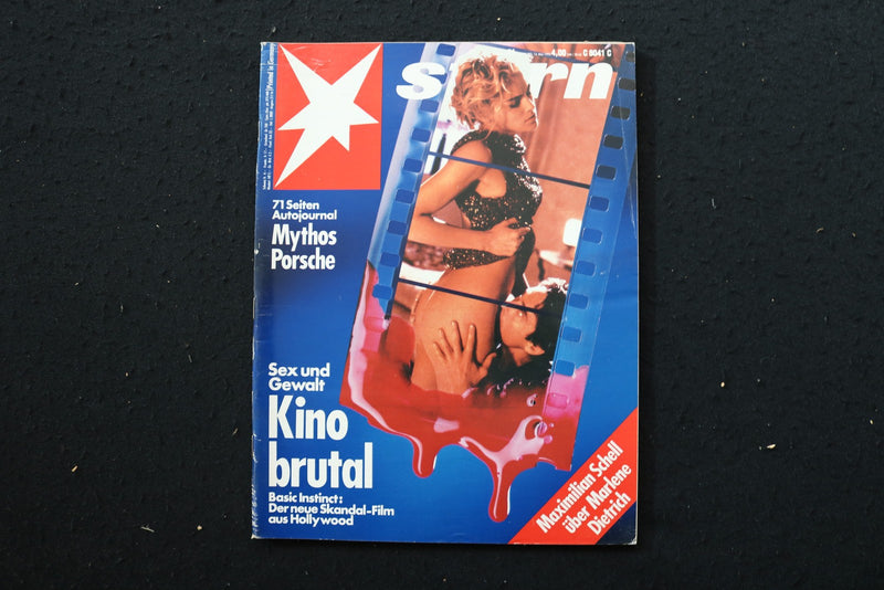 1992 MAY STERN - GERMAN MAGAZINE - SHARON STONE COVER - E 25789