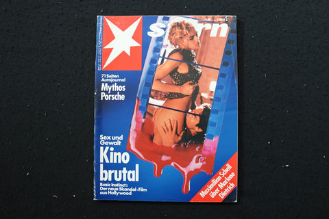 1992 MAY STERN - GERMAN MAGAZINE - SHARON STONE COVER - E 25789