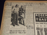 1930 DECEMBER 28 PITTSBURGH SUN NEWSPAPER - MARSHAL JOFFRE DYING - NT 9576