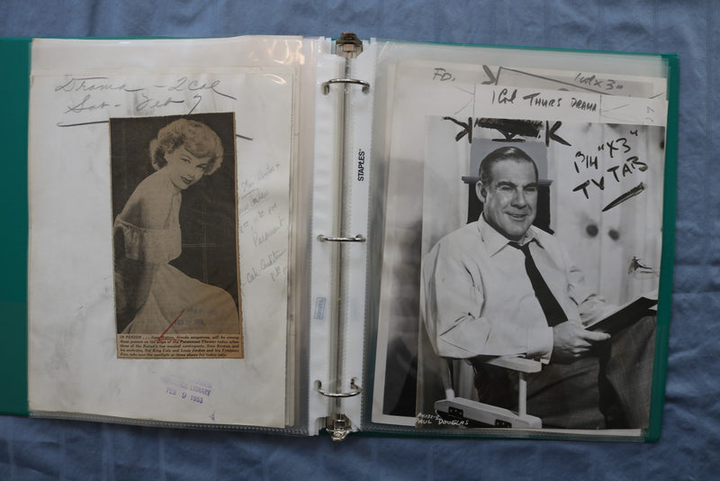 1950'S THEATRE ORIGINAL NEWS PHOTOS - 28 PAGES - EVA GABOR - DANNY KAYE - #91