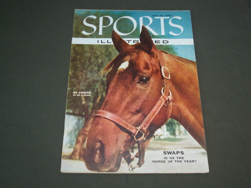1955 JULY 18 SPORTS ILLUSTRATED MAGAZINE - SWAPS: HORSE OF THE YEAR? - SP 8744
