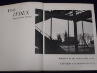 1956 INDEX UNIVERSITY OF MASSACHUSETTS COLLEGE YEARBOOK - GREAT PHOTOS - YB 849
