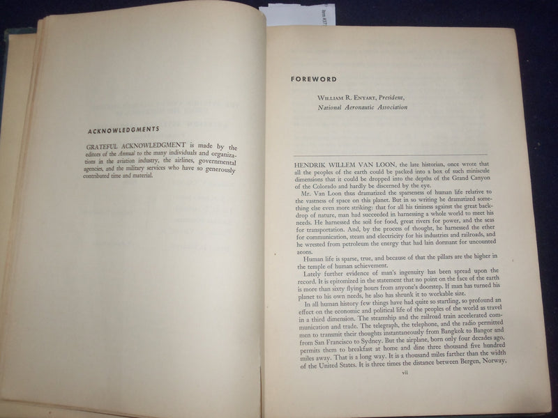 1945 THE AVAIATION ANNUAL OF 1945 HARDCOVER BOOK - KD 9080