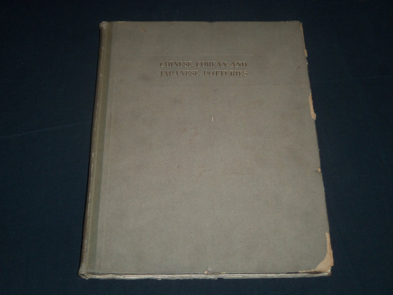 1914 CHINESE COREAN AND JAPANESE POTTERIES VOLUME BY HOBSON & MORSE - Z 132